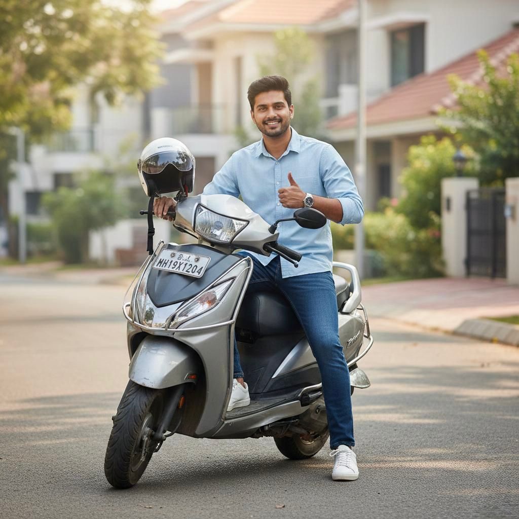 Two Wheeler Illustration